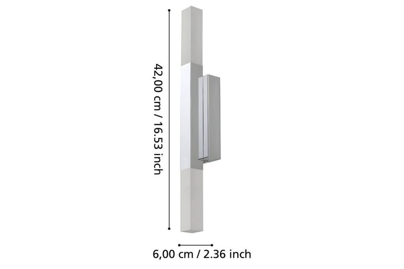 Spegelbelysning Eglo Alcudia Krom Satineret - Krom - Belysning - Baderomsbelysning