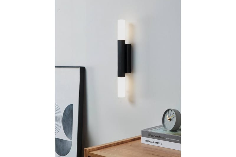 Spegelbelysning Eglo Alcudia Svart Satineret - Svart - Belysning - Baderomsbelysning