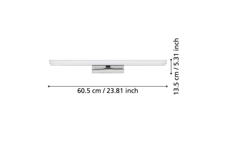 Speilbelysning Eglo Tabiano-Z 605 mm - Hvit/Krom - Belysning - Baderomsbelysning