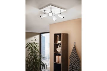 Spotlight Eglo Tamara 1 Kvadrat Hvit, Krom - Hvit/Krom - Belysning - Lyspærer & lyskilder - LED-belysning - LED-spotlight