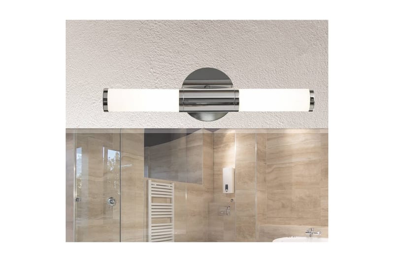 Vegglampe Eglo Palmera Krom Hvit - Hvit/Krom - Belysning - Baderomsbelysning