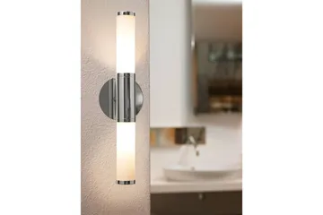 Vegglampe Eglo Palmera Krom Hvit - Hvit/Krom - Belysning - Baderomsbelysning