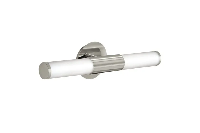 Vegglampe Eglo Palmera Nikkel-Matt Hvit, Hvit