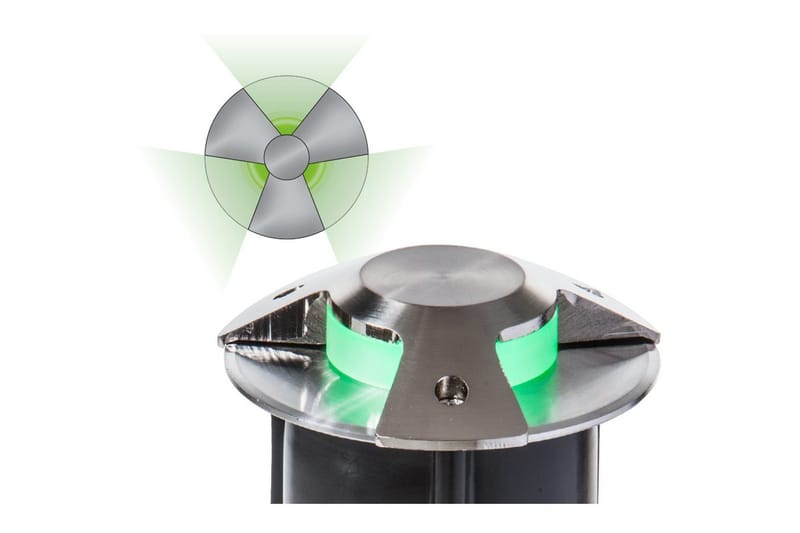 Blenderbeskyttelse Heissner Smart Light 3 retninger - 3 retninger - Belysning - Utebelysning