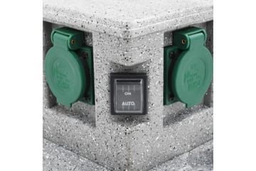 Hagestikkontakt med skumringssensor plast - Belysning - Elektrisk materiell & energi - Elektrikk utendørs