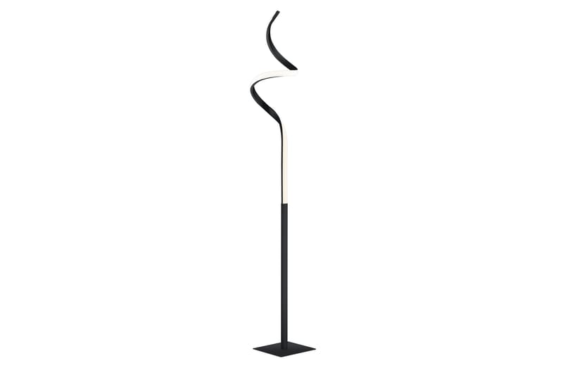 Trio Lighting Course LED gulvlampe matt sort - Matt svart - Belysning - Innendørsbelysning & Lamper - Soveromslampe