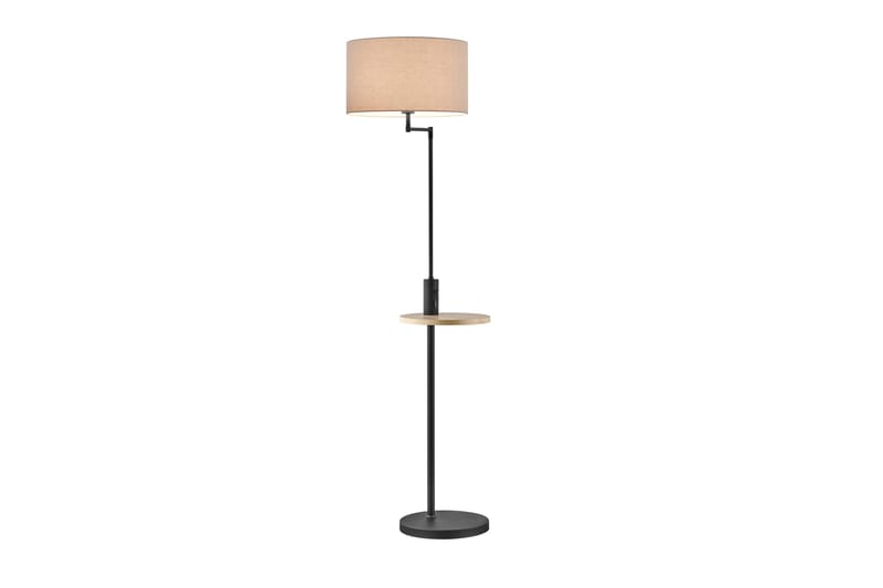 Trio Lighting Claas gulvlampe E27 matt sort - Matt svart - Belysning - Innendørsbelysning & Lamper - Soveromslampe