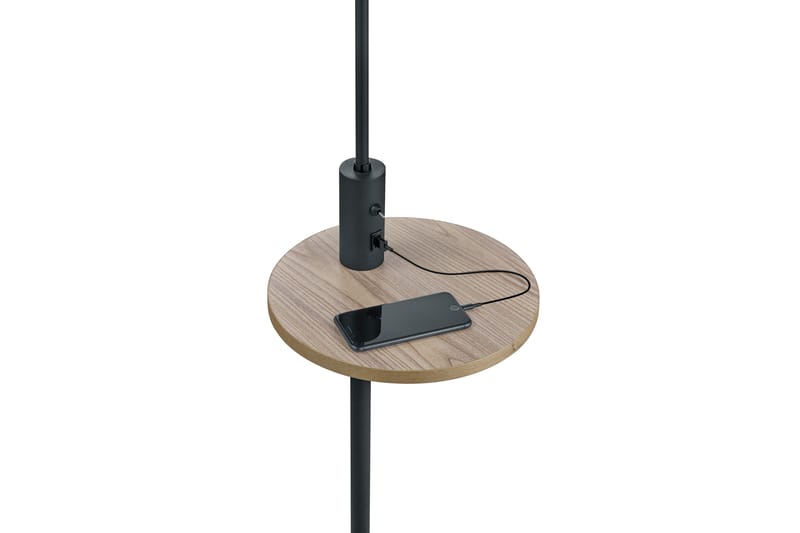 Trio Lighting Claas gulvlampe E27 matt sort - Matt svart - Belysning - Innendørsbelysning & Lamper - Soveromslampe