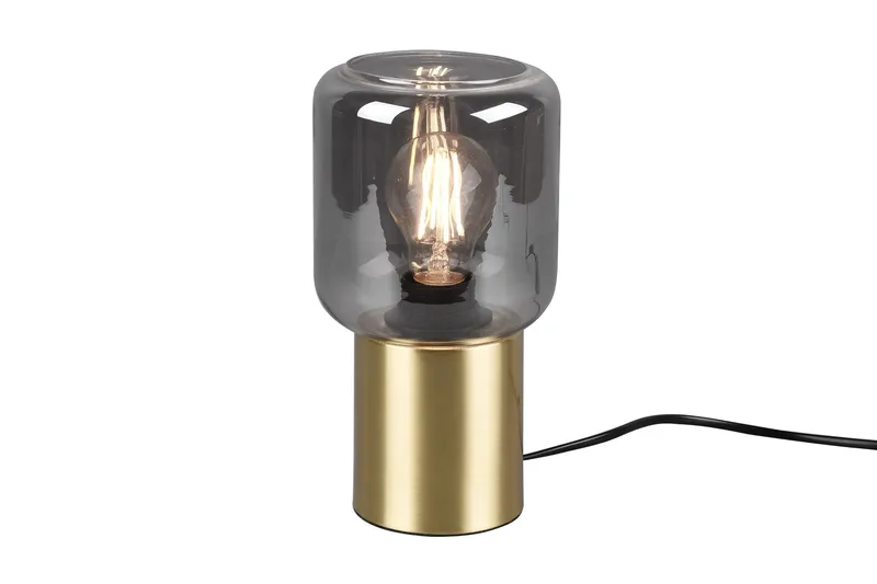 Trio Lighting Nico bordlampe E27 matt messing - TRIO - Belysning - Innendørsbelysning & Lamper - Soveromslampe
