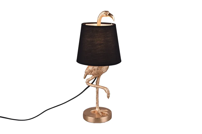 Trio Lighting Lola bordlampe E14 sort/gull - TRIO - Belysning - Innendørsbelysning & Lamper - Soveromslampe