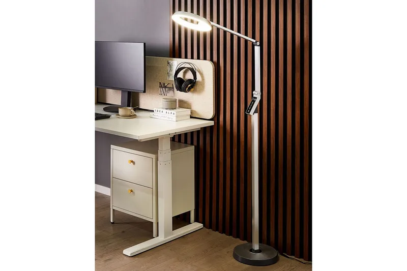 Anticar Gulvlampe 170 cm - Sølv - Belysning - Innendørsbelysning & Lamper - Soveromslampe