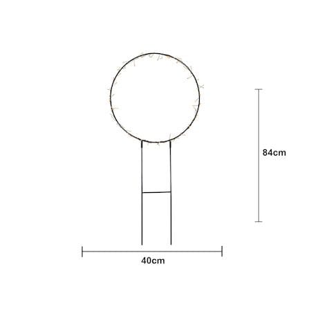 Barlumi Siluett dekorasjonsbelysning 84 cm - svart - Belysning - Innendørsbelysning & Lamper - Dekorasjonsbelysning