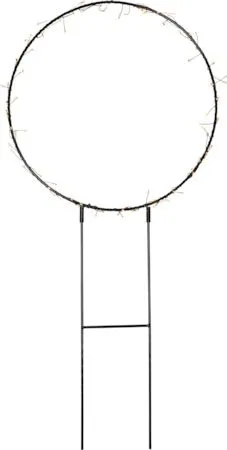 Barlumi Siluett dekorasjonsbelysning 84 cm, svart