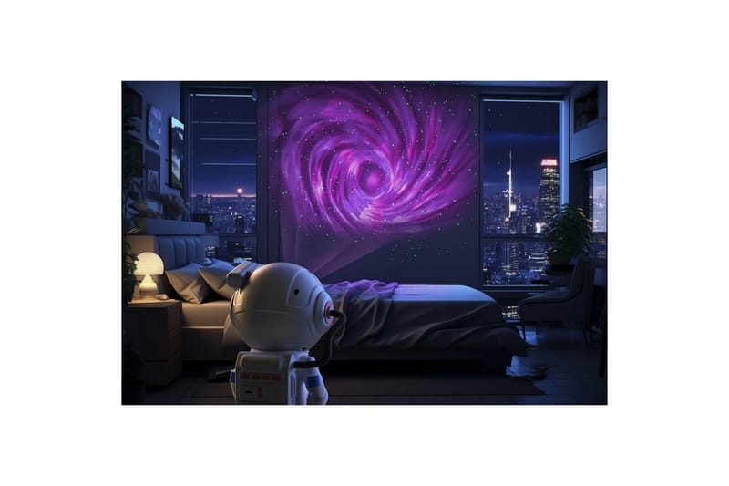 Barnelampe Mobility On Board Stellar Light Space Astronaut - Hvit - Belysning - Innendørsbelysning & Lamper - Dekorasjonsbelysning