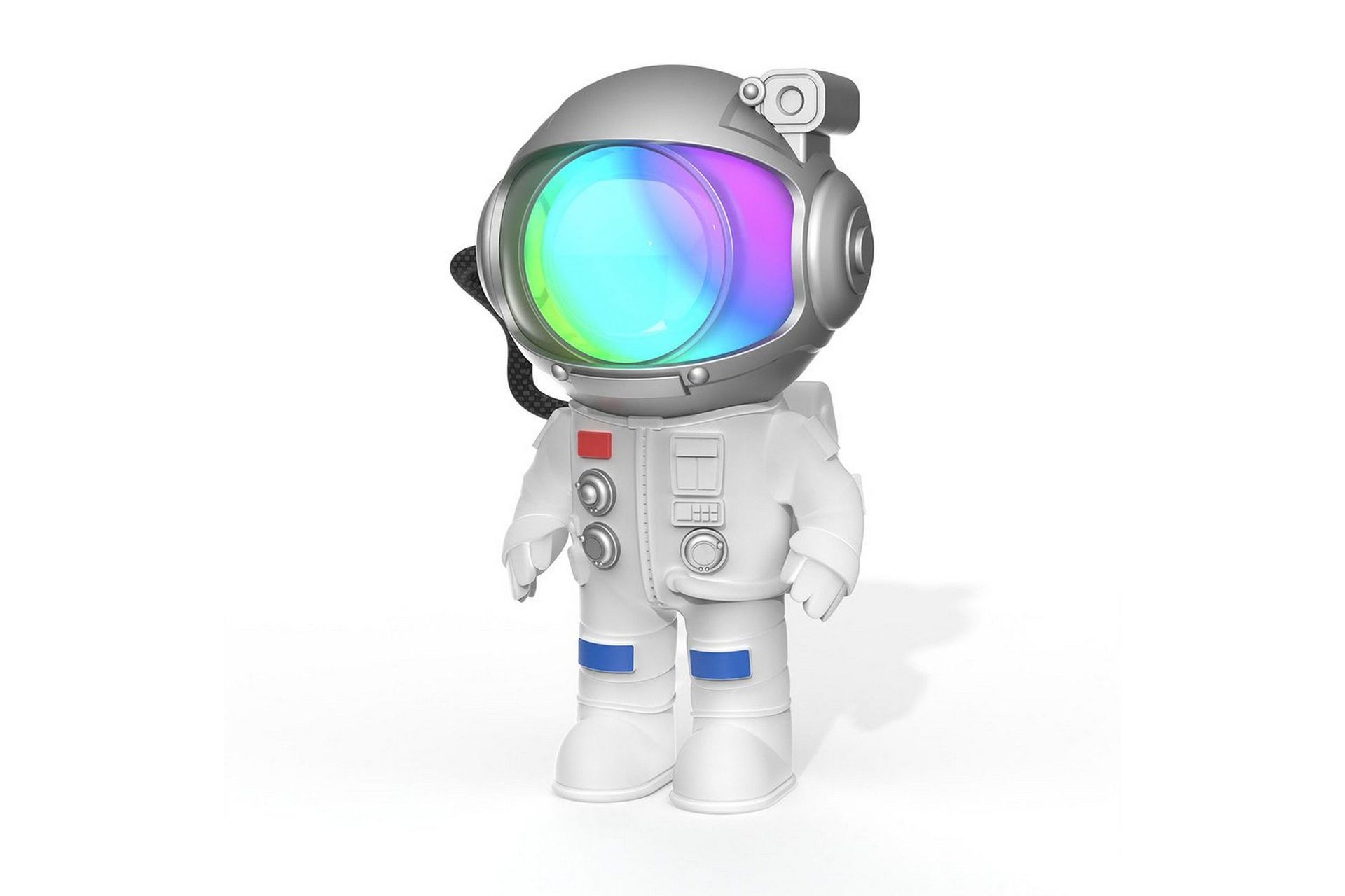 Barnelampe Mobility On Board Mini Stellar Light Space Austonaut - Hvit