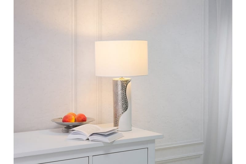 Aiken Bordlampe 30 cm - Hvit - Belysning - Innendørsbelysning & Lamper - Bordlampe