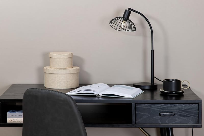 Armory Bordlampe Dimbar LED - Svart - Vinduslampe på fot - Soveromslampe - Stuelampe - Nattlampe bord - Vinduslampe - Bordlampe