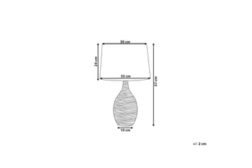Atsas Bordlampe 35 cm - Grønn - Belysning - Innendørsbelysning & Lamper - Bordlampe
