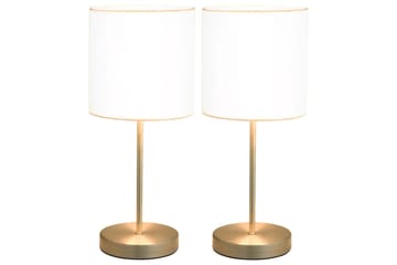 Bordlamper 2 stk berøringsknapp hvit E14 - Belysning - Innendørsbelysning & Lamper - Bordlampe