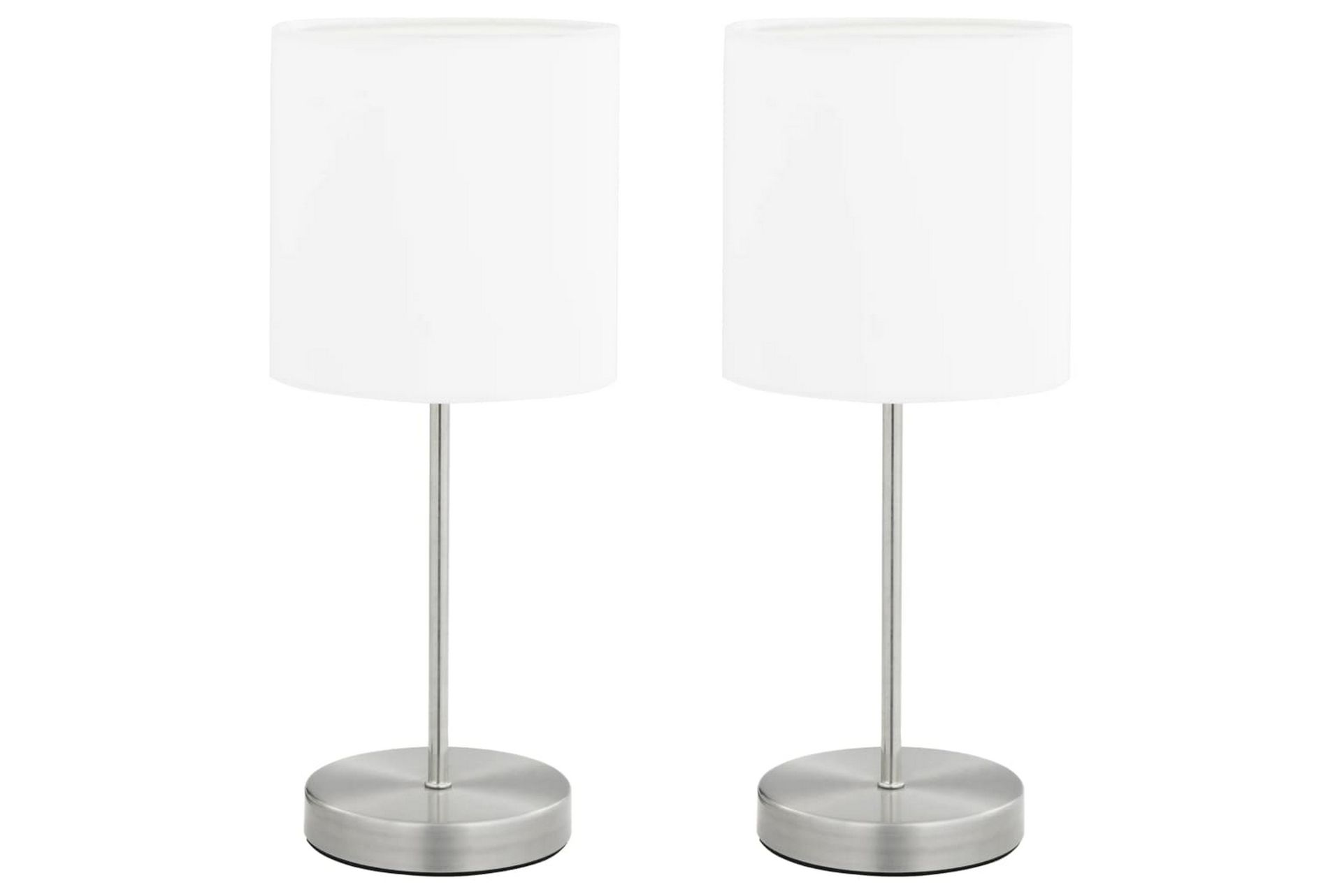 Bordlamper 2 stk berøringsknapp hvit E14 - Belysning - Innendørsbelysning & Lamper - Bordlampe