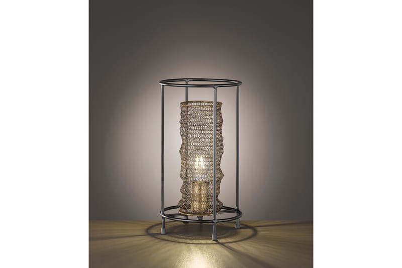 Claris Bordlampe - Kobber - Vinduslampe på fot - Soveromslampe - Stuelampe - Nattlampe bord - Vinduslampe - Bordlampe