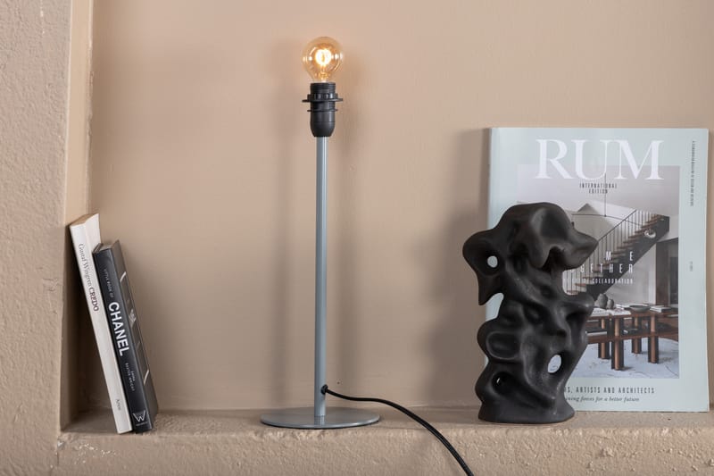Decines Bordlampe - Mørkegrå - Vinduslampe på fot - Soveromslampe - Stuelampe - Nattlampe bord - Vinduslampe - Bordlampe