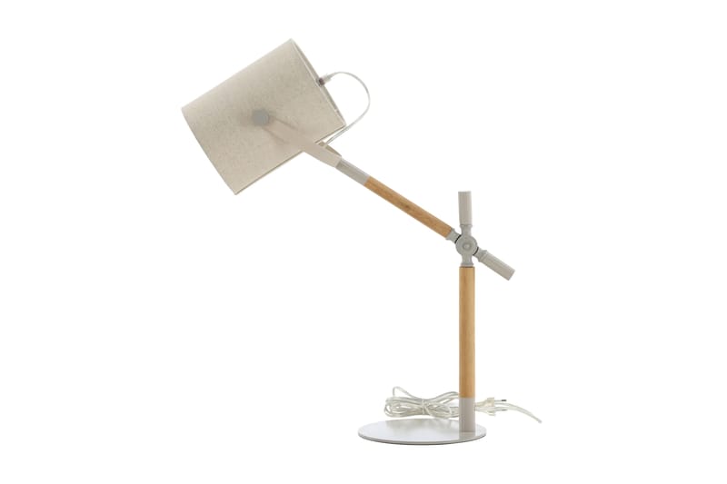 Dionysius Bordlampe - Linne/Natur/Beige/Hvit - Bordlampe - Stuelampe - Vinduslampe på fot - Vinduslampe - Nattlampe bord - Soveromslampe