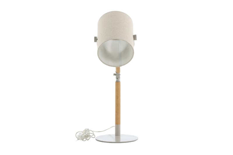 Dionysius Bordlampe - Linne/Natur/Beige/Hvit - Vinduslampe på fot - Soveromslampe - Stuelampe - Nattlampe bord - Vinduslampe - Bordlampe