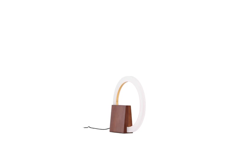 Dowlat Bordlampe 30 cm - Brun - Vinduslampe på fot - Soveromslampe - Stuelampe - Nattlampe bord - Vinduslampe - Bordlampe