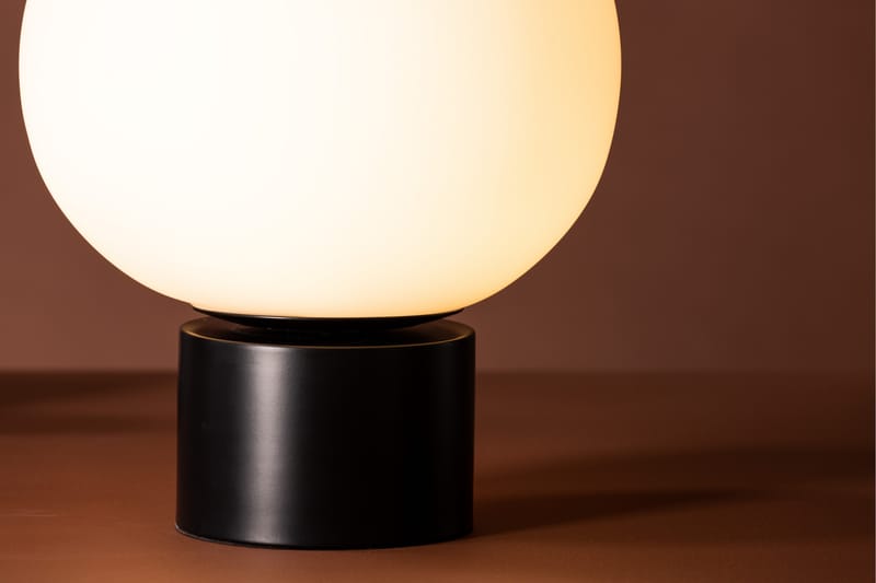 Dular Bordlampe 30 cm - Svart - Vinduslampe på fot - Soveromslampe - Stuelampe - Nattlampe bord - Vinduslampe - Bordlampe
