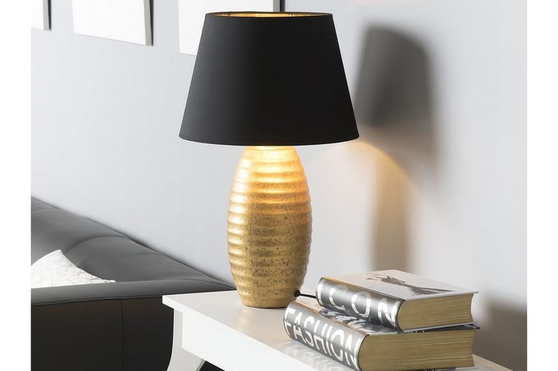 Ebro Bordlampe 33 cm - Gull - Belysning - Innendørsbelysning & Lamper - Bordlampe