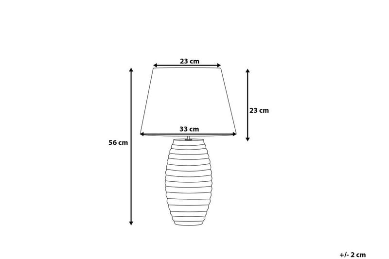 Ebro Bordlampe 33 cm - Gull - Belysning - Innendørsbelysning & Lamper - Bordlampe