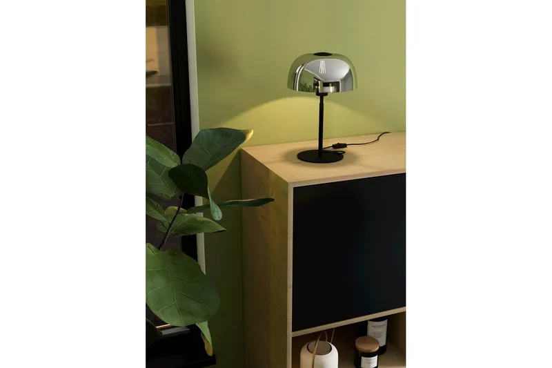 Bordlampe Eglo Solo 2 Svart-Transparent - Svart - Belysning - Innendørsbelysning & Lamper - Stuelampe