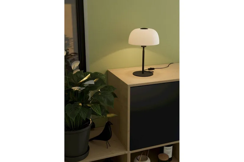 Bordlampe Eglo Solo 2 svart/hvit - Svart/Hvit - Belysning - Innendørsbelysning & Lamper - Stuelampe
