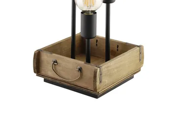 Bordlampe Eglo Wootton - Brun/Svart - Belysning - Innendørsbelysning & Lamper - Bordlampe