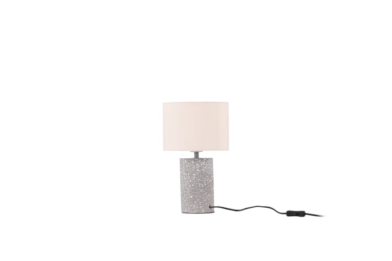 Faiz Bordlampe 35 cm - Grå - Vinduslampe på fot - Soveromslampe - Stuelampe - Nattlampe bord - Vinduslampe - Bordlampe