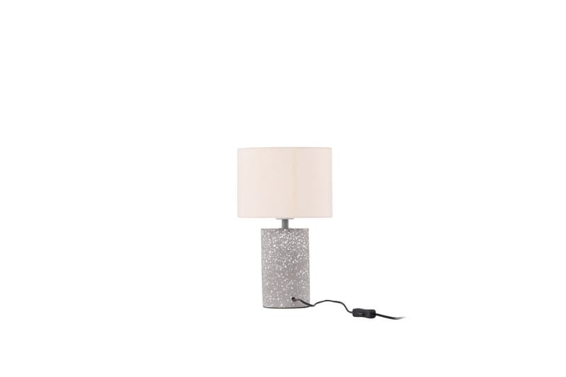 Faiz Bordlampe 35 cm - Grå - Vinduslampe på fot - Soveromslampe - Stuelampe - Nattlampe bord - Vinduslampe - Bordlampe