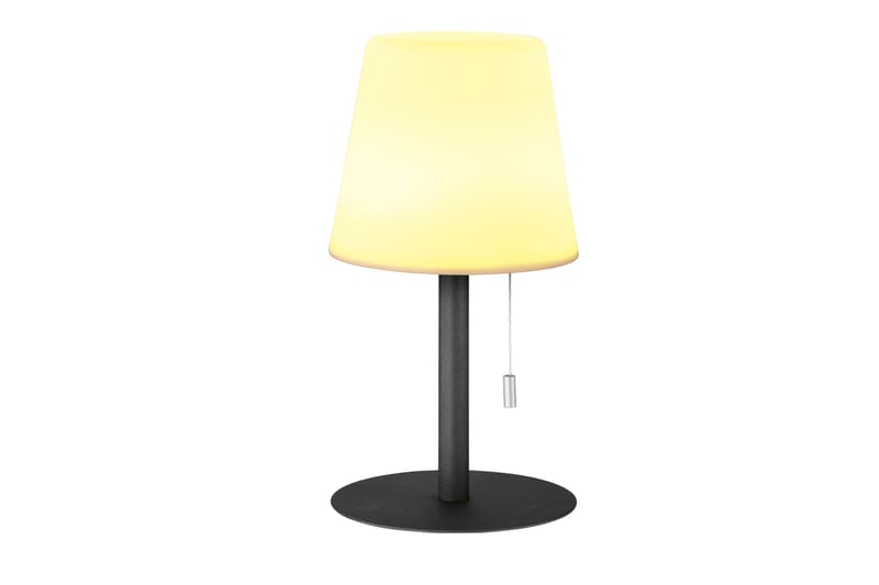 Gardea Bordlampe - Sand/Antrasitt - Vinduslampe på fot - Soveromslampe - Stuelampe - Nattlampe bord - Vinduslampe - Bordlampe