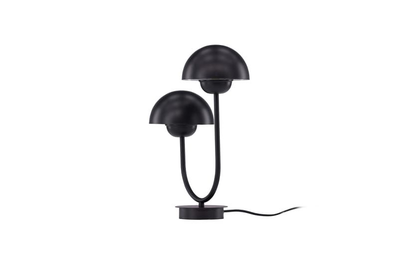 Hanny Bordlampe 38 cm - Svart - Vinduslampe på fot - Soveromslampe - Stuelampe - Nattlampe bord - Vinduslampe - Bordlampe