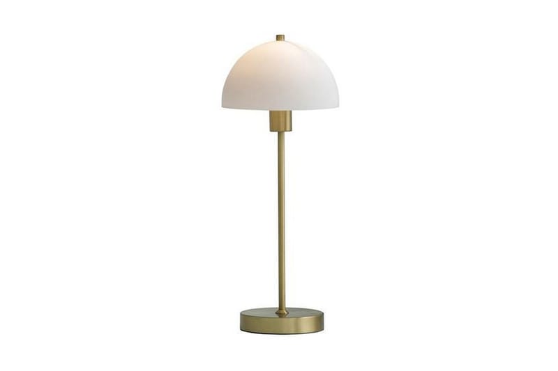 Herstal Bordlampe 47,5 cm - Hvit/Messing - Bordlampe - Soveromslampe