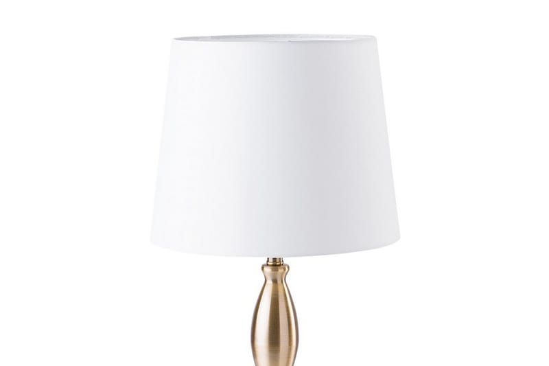 Hodmo Bordlampe 30 cm - Hvit - Vinduslampe på fot - Soveromslampe - Stuelampe - Nattlampe bord - Vinduslampe - Bordlampe