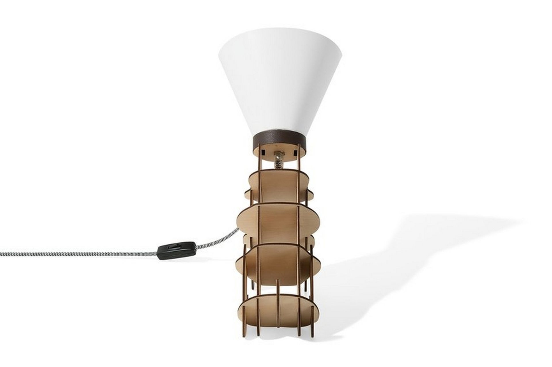 Isna Bordlampe 24 cm - Hvit - Belysning - Innendørsbelysning & Lamper - Bordlampe