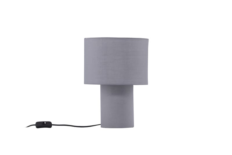 Jenkins Bordlampe 33 cm - Mørkegrå - Vinduslampe på fot - Soveromslampe - Stuelampe - Nattlampe bord - Vinduslampe - Bordlampe