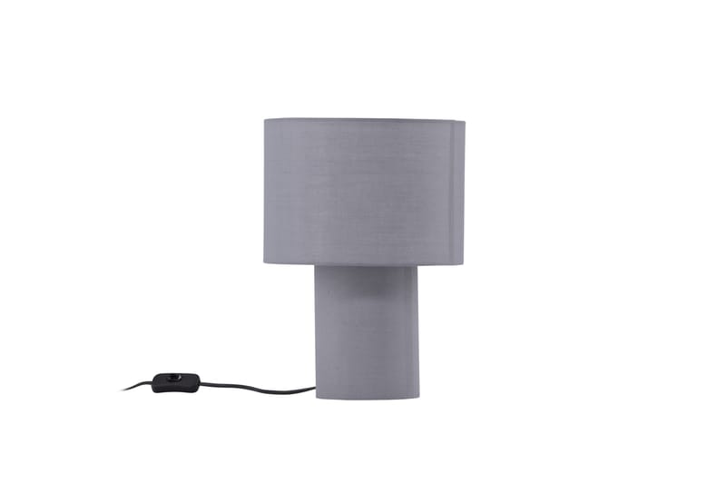 Jenkins Bordlampe 33 cm - Mørkegrå - Vinduslampe på fot - Soveromslampe - Stuelampe - Nattlampe bord - Vinduslampe - Bordlampe