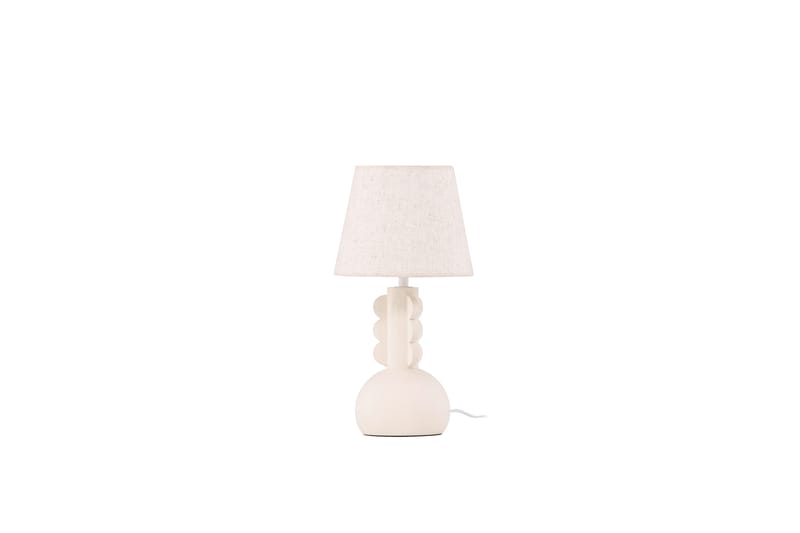 Kalma Bordlampe 43 cm - Beige - Vinduslampe på fot - Soveromslampe - Stuelampe - Nattlampe bord - Vinduslampe - Bordlampe
