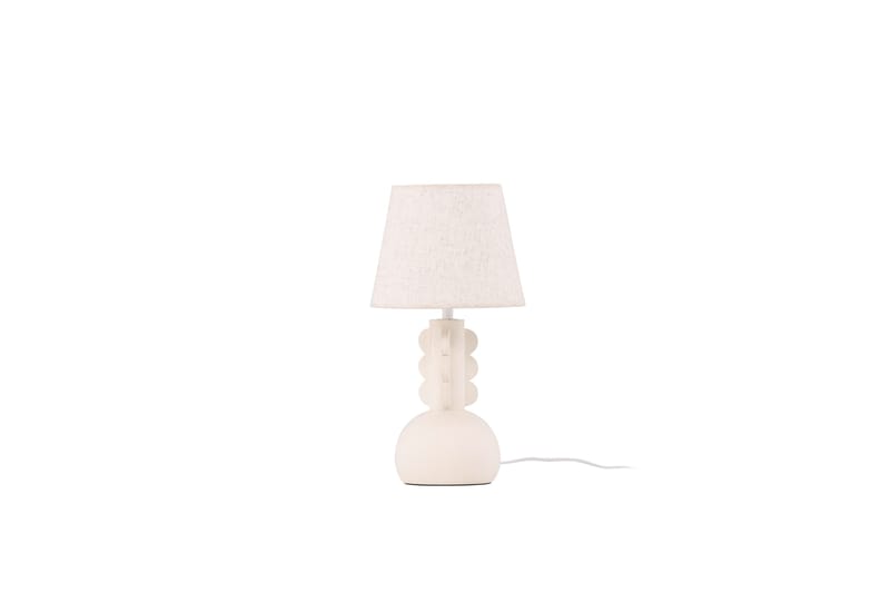 Kalma Bordlampe 43 cm - Beige - Vinduslampe på fot - Soveromslampe - Stuelampe - Nattlampe bord - Vinduslampe - Bordlampe