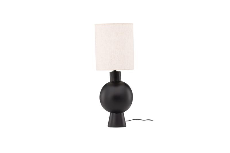 Kanami Bordlampe 55 cm - Svart - Vinduslampe på fot - Soveromslampe - Stuelampe - Nattlampe bord - Vinduslampe - Bordlampe