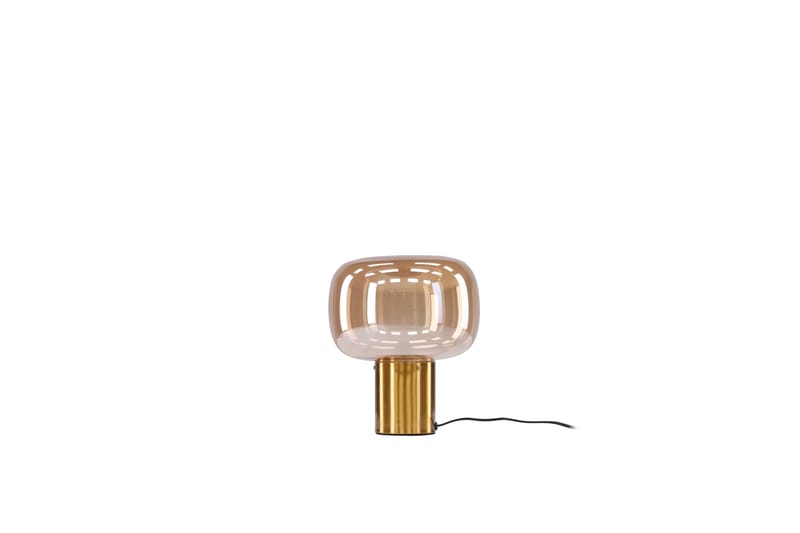 Kento Bordlampe 28 cm - Gull - Vinduslampe på fot - Soveromslampe - Stuelampe - Nattlampe bord - Vinduslampe - Bordlampe