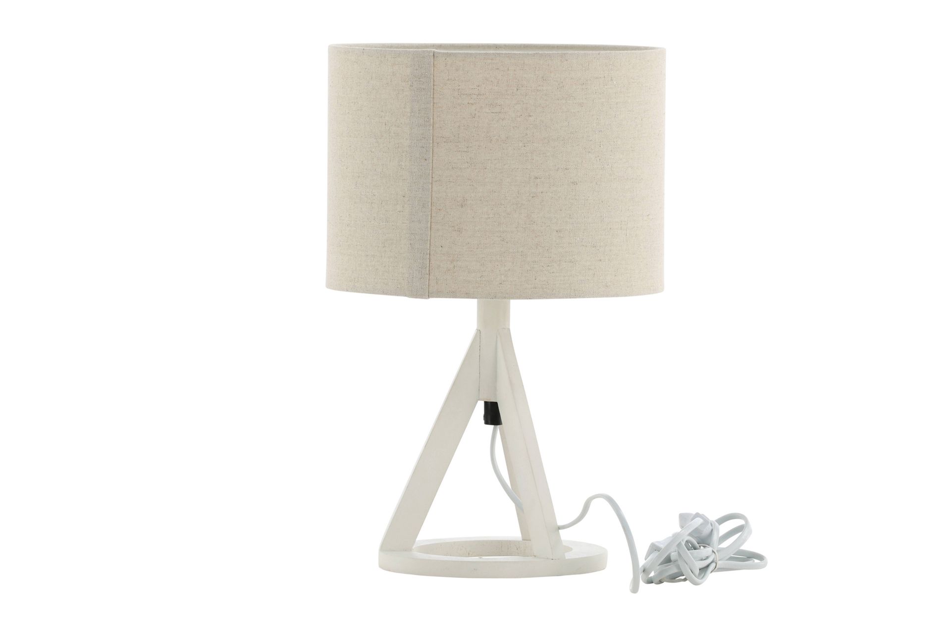 Kona Bordlampe - Hvit/Beige - Belysning - Innendørsbelysning & Lamper - Bordlampe