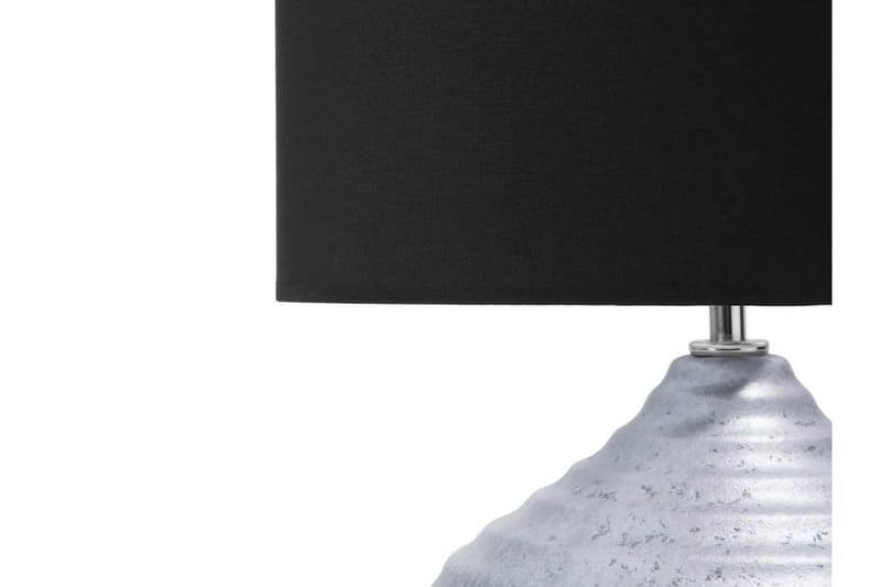 Kuban Bordlampe 32 cm - Sølv - Vinduslampe på fot - Soveromslampe - Stuelampe - Nattlampe bord - Vinduslampe - Bordlampe